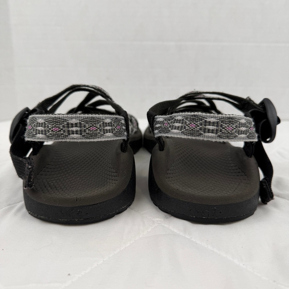 Chaco Z1 Classic Sport Sandals Womens 9 Gray Purple Adjustable Hiking Outdoor - Picture 9 of 13
